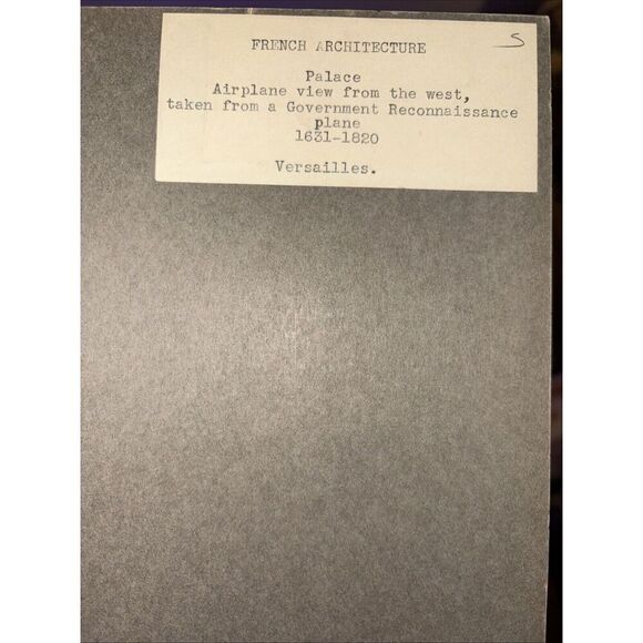 Vintage Versailles Palace Mounted French Architecture Reconnaissance Air Photo - Picture 4 of 5